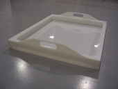 Drip tray in natural polypropylene