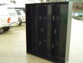 Vehicle water storage tank showing internal baffles 1800mm x 1500mm x 360mm